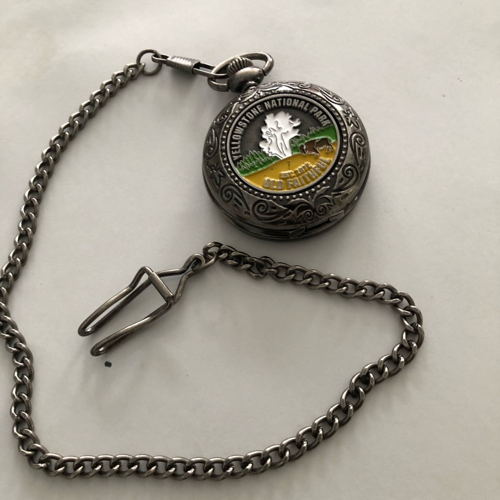 Vintage Pocket Collection Yellowstone Park Old Faithful